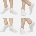 thumbnail image 7 of SkiBeaut Mens No Show Socks Low Cut Ankle Athletic Socks with Cushion Cotton Invisible Liner Socks 8 Pack, 7 of 7