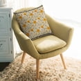 thumbnail image 2 of Throw Pillow Covers 20x20 Inch, Spring Daisy Decorative Pillow Cases for Couch Sofa Bed, Country Vintage Yellow White Floral Leaf Plaid Cotton Linen Square Home Decor Pillowcases with Hidden Zipper, 2 of 7