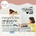 thumbnail image 2 of Welcome to our Coop Farmhouse Decals Quote - Country Farm Wall Decor Vinyl Wall Art Decal - Kitchen Wall Stickers Matte Die-Cut Vinyl Lettering Décor 36x23- Inch Black, 2 of 3