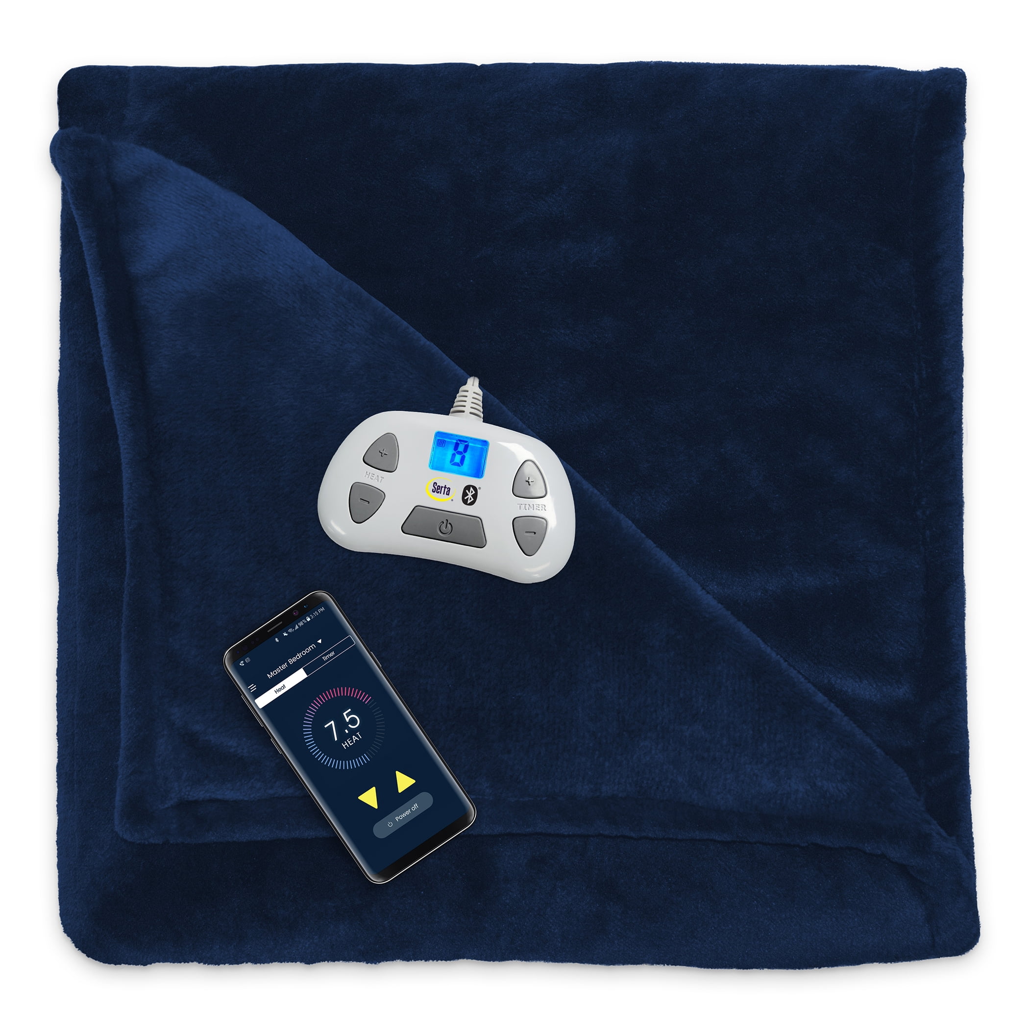 Serta bluetooth heated blanket sale