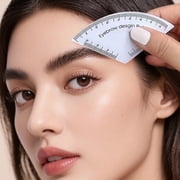 Fast Drawing Eyebrow Design Ruler, Instant Brow Shaper, Reusable Brow Shaping Stencil, Mapping Tool Template Kit