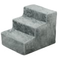 thumbnail image 1 of CoSoTower 3-Step Dog Ramp for Sofa, Bed, and Couch, with Removable Cover, Light Grey, 1 of 7