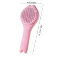 thumbnail image 3 of Stainless Steel Grooming Comb for Cat Dog, Remover Tangles & Fleas, Comfortable Self-Cleaning Tool, 3 of 6