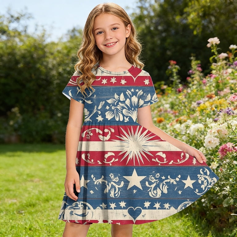 us flag dresses Dress Flag Of The United States A-Line Dress by deanworld A matching headband with ostrich feathers and stunning red flower complete the look of this unique celebration outfit Stars and Stripes Forever: Women's