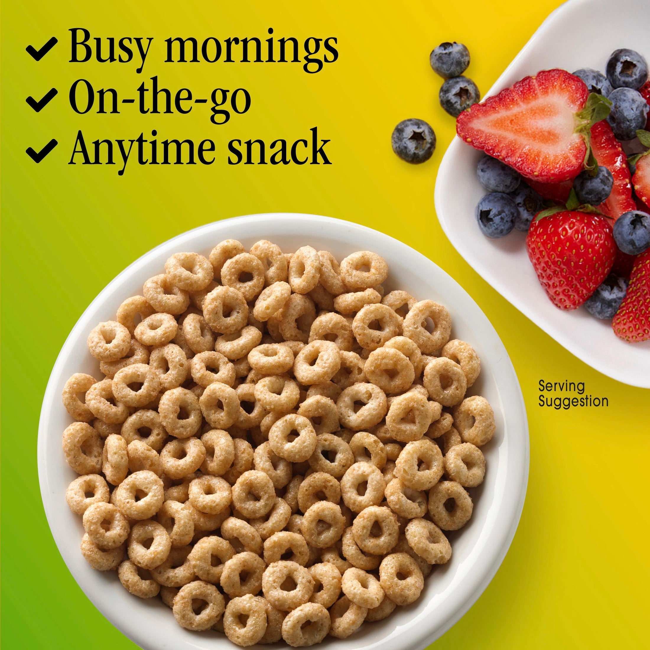(12 pack) Apple Cinnamon Cheerios, Heart Healthy Gluten Free Cereal, 11 oz