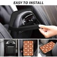 thumbnail image 6 of Bingfone Car Four-Season Universal Armrest Box Mat,Car Armrest Seat Cover Center Console Mat-70s Retro Style, 6 of 7