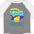 thumbnail image 4 of Inktastic Dream About Cheese Boys or Girls Long Sleeve Baby Bodysuit, 4 of 5