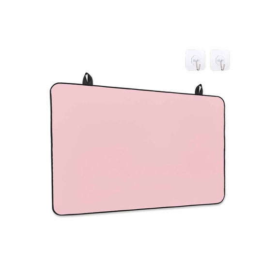Stove Top Covers for Electric Stove, Pink Glass Stovetop Cover Protector, Farmhouse Pink Decor Induction Cooktop Protector Oven Mat for Kitchen Countertop 24"x21"