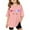 C-Pink, variant on ChaoLingNeng Girls Short Sleeve T Shirts Kids Summer Tops Crewneck Basic Graphic Tees Soft Loose Christmas T Shirts,13-14 Years
