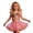 a-Pink52, variant on VNKIDY Girls Kids Elastic Waist Fluffy Tulle Tutu Skirt With Multicolored Pom Pom Trim For Holiday Party Wear Pink 1-2 Years