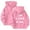 Pink, variant on I AM A CHILD OF GOD! Pullover Hoodies for Women Men Trendy 2025 Hoodie Fleece Lined Preppy Clothes Outwear Loungewear for (Navy, S)