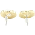 thumbnail image 3 of American Eagle Womens Circles With Rhinestones Stud Earrings,, 3 of 3
