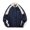 Navy Blue, variant on Winter Jacket Patchwork Color Long Sleeve Machine Washable Non-Fading Zipper Closure Keep Warm Autumn Winter Baseball Jacket Unisex Casual Streetwear for Daily Wear