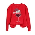 thumbnail image 4 of VgaVtl Merry Sweatshirts for Women Casual Long Sleeve Womens Sweatshirts Pullover Festivals Christmas Graphic Sweatshirt,Red L, 4 of 4