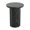 Black + marble + Concrete, variant on Half-Round Folding Acacia Wood Bistro Table for Small Balcony, Grey Finish Outdoor Patio Table