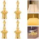 thumbnail image 4 of Lámpara de 4 piezas Lámpara final de luz Decoración de la lámpara de decoración de lámpara de lámpara de lámpara de sombra arpa, 4 of 6