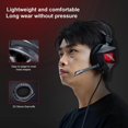 thumbnail image 1 of TAIOU USB Wired Gaming Headset Virtual 7.1 Surround Sound Headphones E-Sports Earphone with Microphone Red Breathing LED Light for PC Laptop, 1 of 5