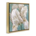 thumbnail image 3 of Stupell Industries Traditional White Iris Petals Gold Floating Frame Canvas Art, 18 x 18, by Nan, 3 of 8