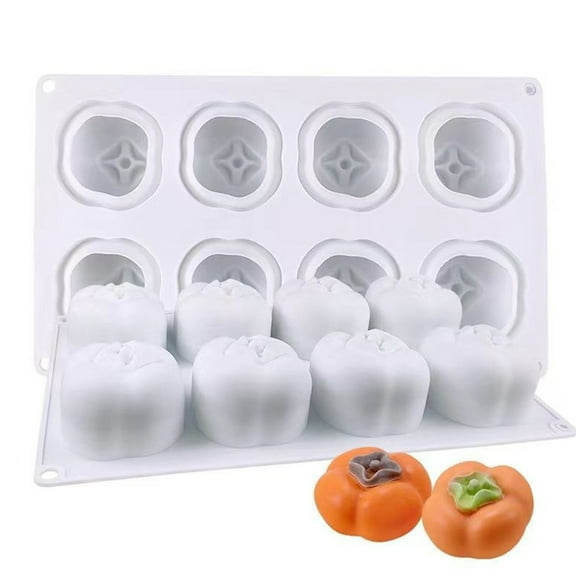Paste Mould Cookie Cutters Persimmon Shape Cartoon Press Food-grade Silicone Baking Utensils Easy Safe Fondant Cake Mold