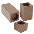 thumbnail image 3 of Quadrate Rustic Candlestick, Home Decro Supplies Wooden Candle Holders  Replacement For Candle Holders For Candlestick, 3 of 8