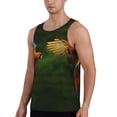 thumbnail image 2 of Haiem Hybrid Parrot in the Forest Men Workout Tank Top Gym Bodybuilding Sleeveless Muscle T Shirts Athletic Tank Breathable Workout Shirt-4X-Large, 2 of 9