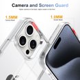 thumbnail image 3 of for iPhone 12 Pro Max Crystal Clear Case [Anti-Yellowing] Anti-Scratch Transparent Hard Back and Flexible Edge [Military Grade Drop Protection] Shockproof Phone Cover for iPhone 12 Pro Max, Clear, 3 of 8