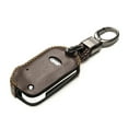thumbnail image 2 of Vitodeco Genuine Leather Smart Flip Key Fob Remote Case with Key Holder Compatible for KIA Sportage, KIA Forte - 4-Button, Brown, 2 of 6