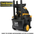 thumbnail image 2 of Shop-Vac 4 Gallon 5.5 Peak HP Wet/Dry Utility Vacuum with SVX2 Motor Technology, 3 in 1 Function Portable Shop Vacuum with Cart, Attachments, 5914000, 2 of 7