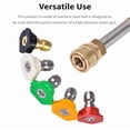 thumbnail image 6 of Cleaning machine,Car Tool Color Quick Nozzles Pressure Pressure With 4000 Quick Car 5 Color Quick 4000 Psi Car Pressure Max M22 5 Nozzles Ideal Car Kit 4000 Psi Pressure Spray, 6 of 6