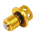 thumbnail image 1 of Riwesomey Tornillo de tuerca de drenaje de aceite de motor de motocicleta ATVs M12, tornillos universales de modificación de motocicleta, piezas Accesorios para motos Amarillo, 1 of 6