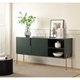 thumbnail image 2 of Mid century green cabinet / Great for living room storage solutions, 2 of 6