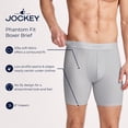 thumbnail image 3 of Jockey Men's Phantom Fit 6" Boxer Brief, 3 of 8