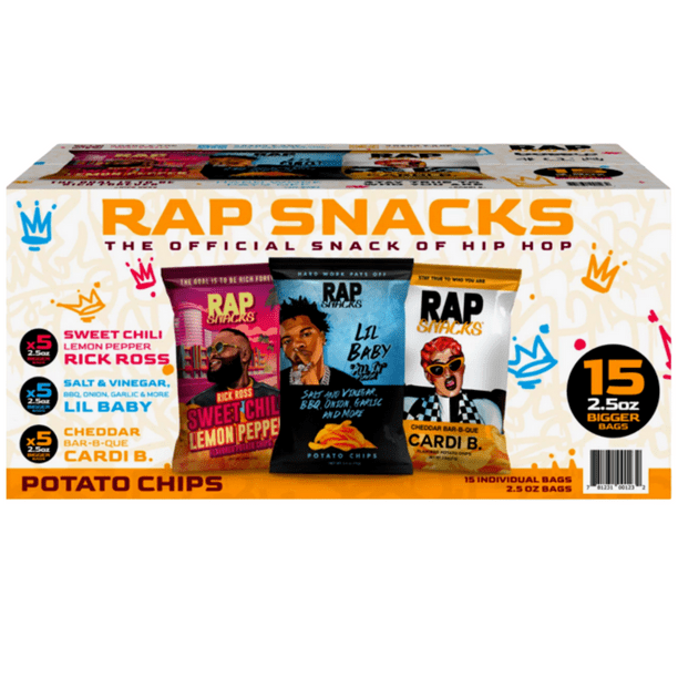 Rap Snacks Variety Pack Rick Ross Sweet Chili Lemon Pepper Lil Baby