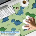 thumbnail image 2 of Long Mouse Pads for Desk,Green Dinosaurs Bones Pattern Desk Mats on Top Of Desks, Desk Mouse Pad Extra Large with 3mm Non-Slip Base and Stitched Edge for Gaming,Office,Work,Home 47.3"x23.6", 2 of 6