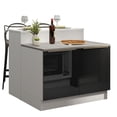 thumbnail image 2 of Isla de Cocina con Encimera y Mostrador Madesa Lux 120cm BN, 2 of 5