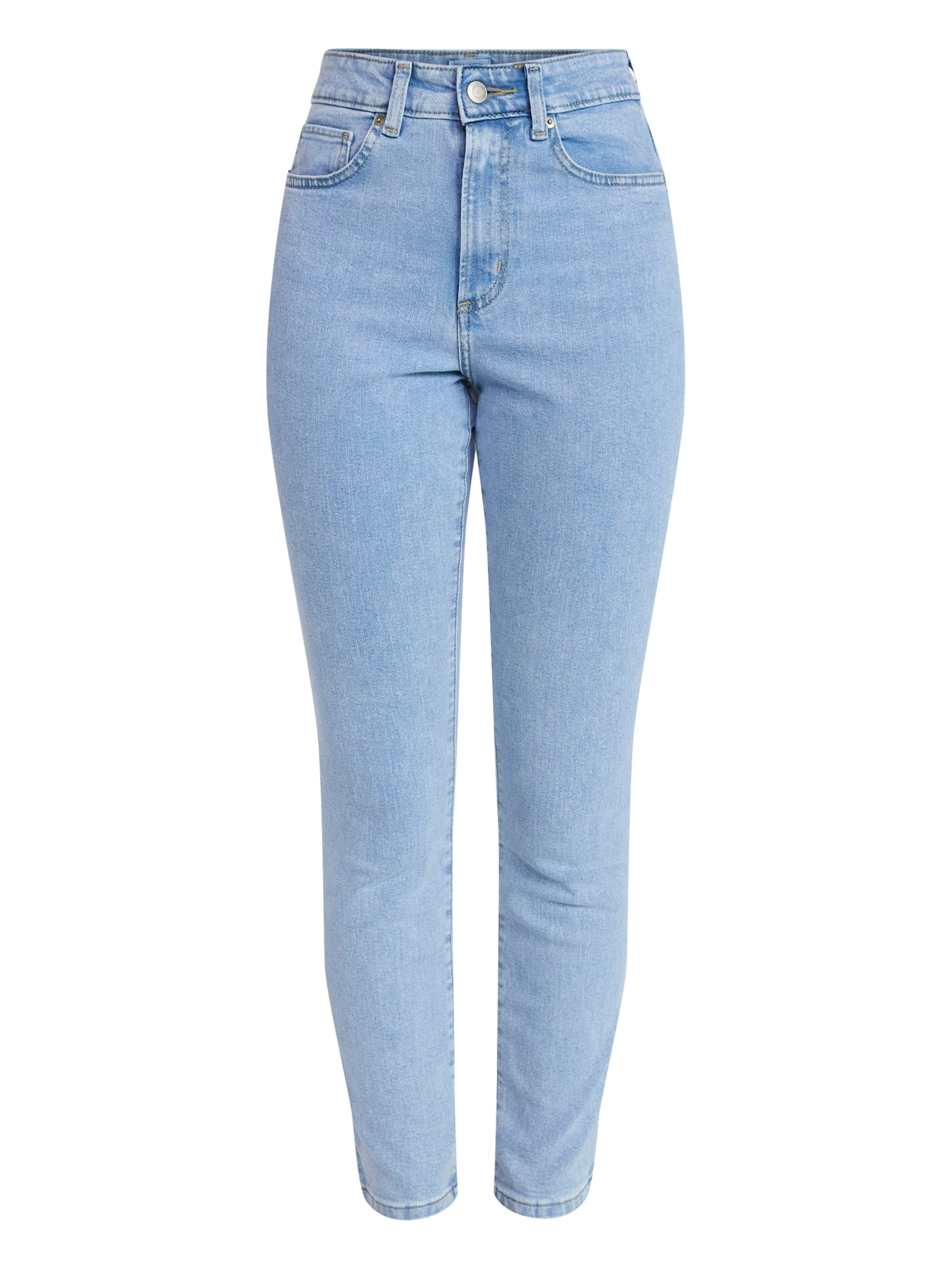 Time and Tru Women's High Rise Skinny Jeans, 29" Inseam Regular, Sizes 0-20, 10S-16S