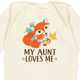 thumbnail image 4 of Inktastic Aunt Loves Me Woodland Fox Boys or Girls Long Sleeve Baby Bodysuit, 4 of 5