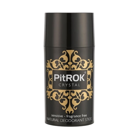 Pitrok Crystal Natural Fragrance Free Deodorant Stick 3.38 fl oz