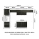thumbnail image 3 of Cocina Integral Completa Modular Madesa Lux 340cm BN 01, 3 of 5