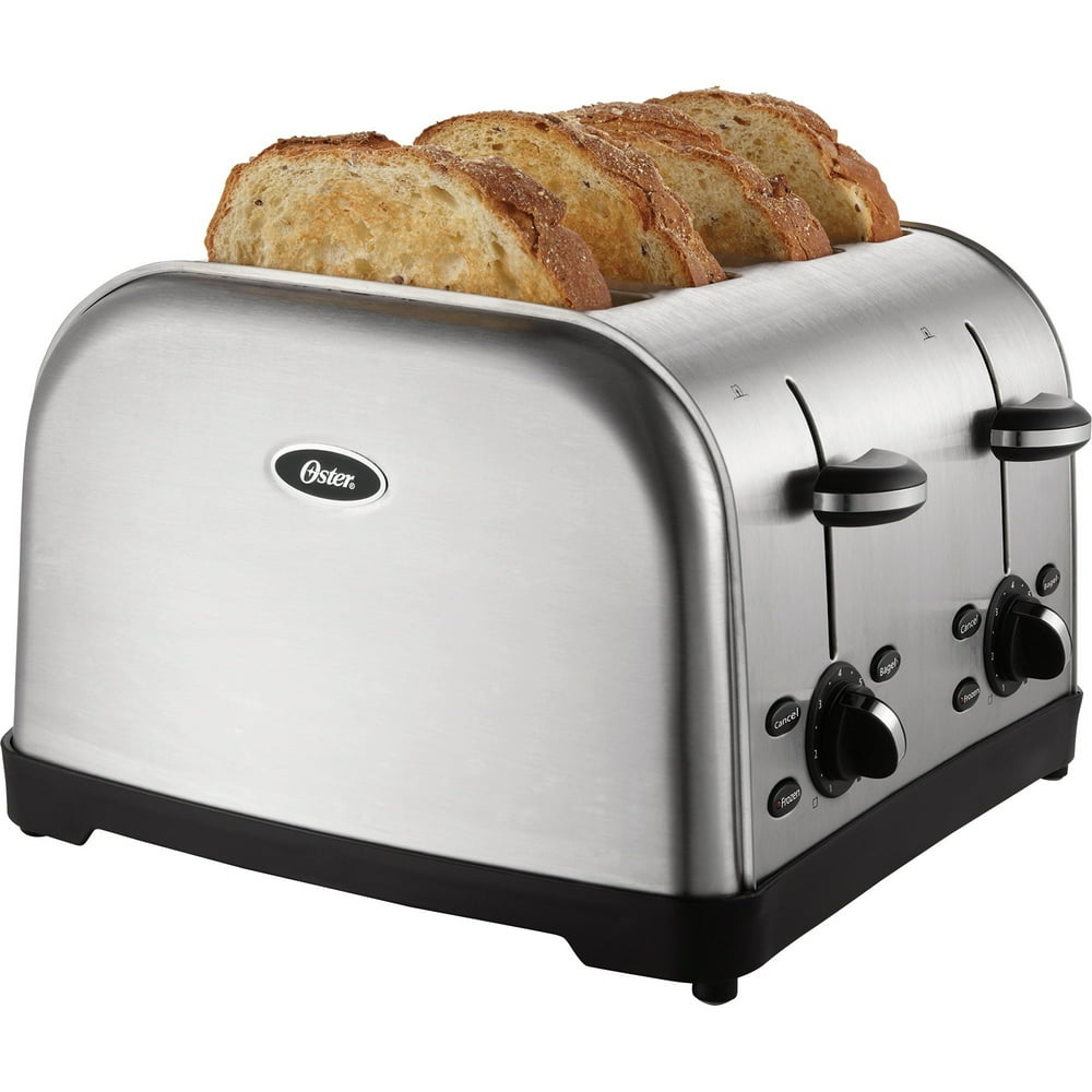 Oster, OSRTSSTTRWF4SN, 4slice Toaster, 1, Stainless Steel Walmart