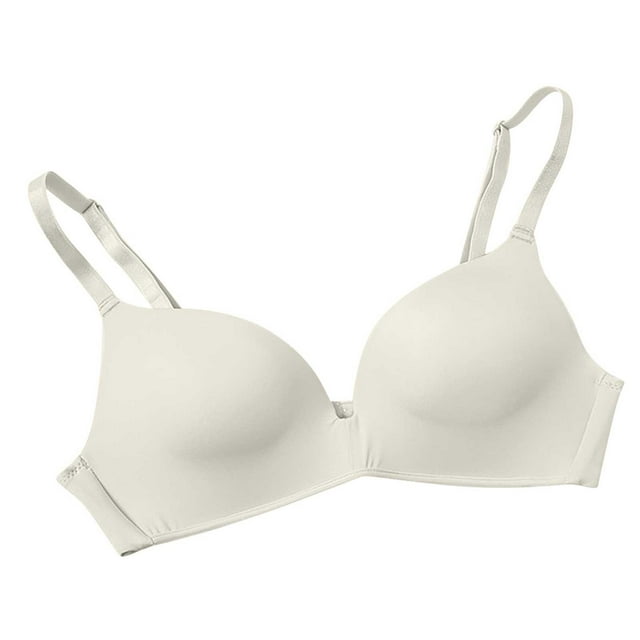 Yuyuzo Plus Size Wireless Bras for Women Seamless Full Coverage Adjustable Strap Comfy Everyday Bra