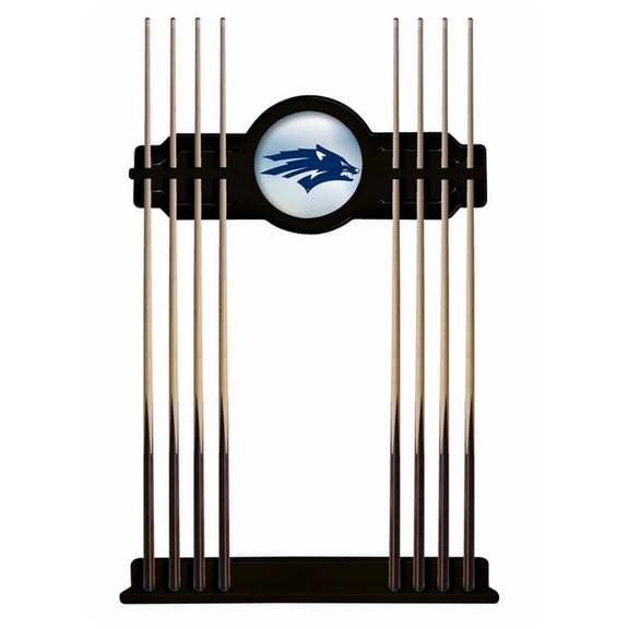 University of Nevada Solid Wood Cue Rack with a Black Finish