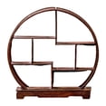 thumbnail image 1 of Estupetía de almacenamiento de té Candilla de madera Manitura Gabinete Tetera Tetera Estante de té STOWARE para miniaturas Decoración de la oficina Redondo, 1 of 8