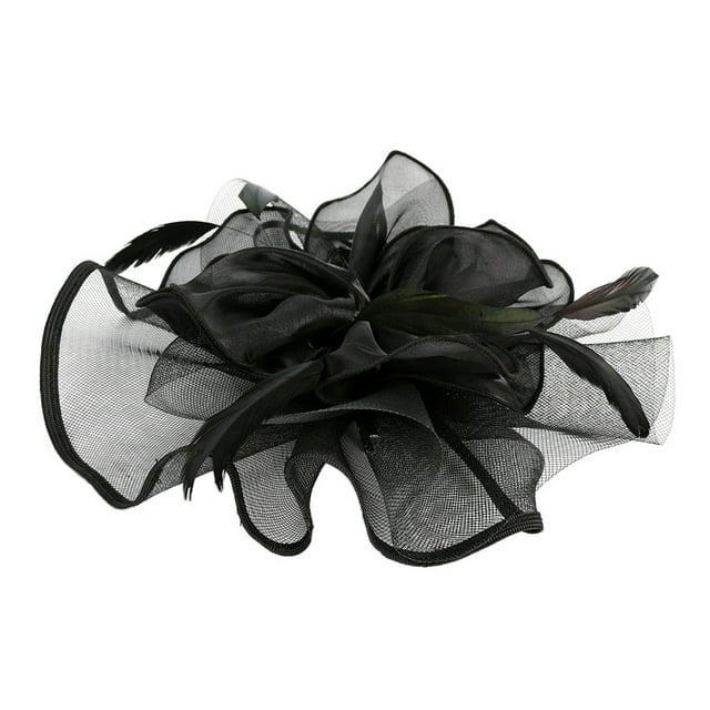 Diadema Fascinator con Velo Zulema para Mujer Negro