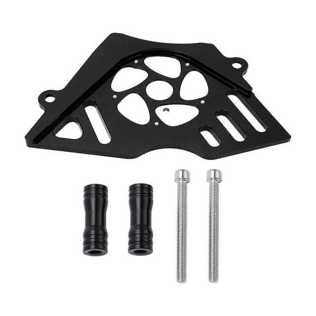 Motorcycle Sprocket Chain Guard Plate Front Oxidation Aluminium Alloy Replacement for Xl250 2011?2014Black