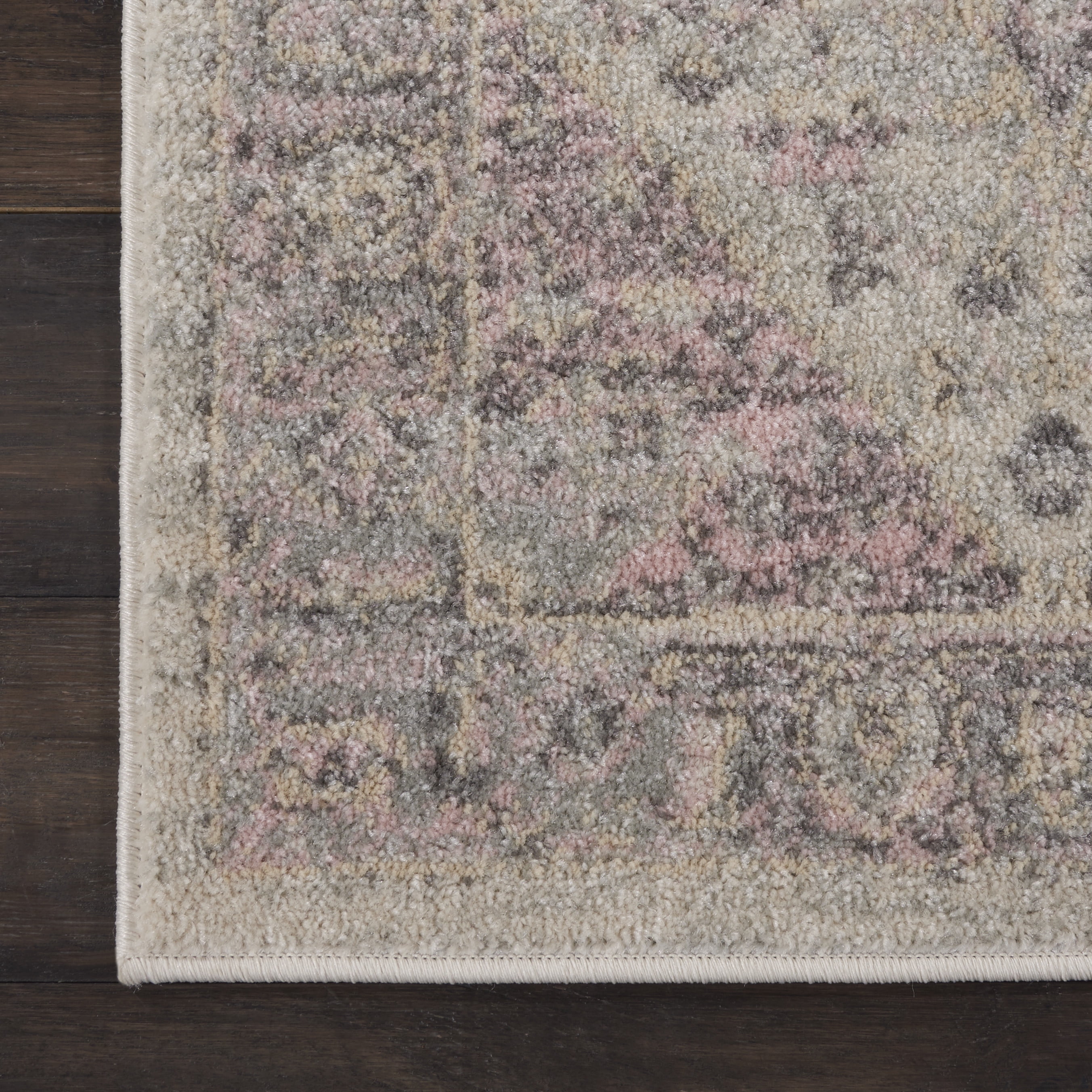 Desert Fields Persian Ivory/Pink 2'3" x 7'3" Area Rug, (2' x 7')
