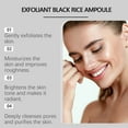 thumbnail image 4 of Black Rice Brightening Exfoliating Liquid Facial Cleansing Exfoliating Serum Softening Skin Facial Essence, 4 of 6