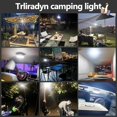 thumbnail image 4 of 16500mAh Camping Tent Light - 4000LM 3 Color Modes IPX5 Waterproof Rechargeable Emergency Portable Magnet Outdoor Lantern, 4 of 7