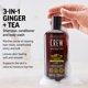 thumbnail image 3 of 3-In-1 Ginger Plus Tea de American Crew para hombres: champú, acondicionador y gel de baño de 33,8 oz, 3 of 8