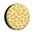 thumbnail image 1 of Fotbe Cheese Funda de Llanta de Repuesto con Estampado, Engrosada, Ajuste Universal para Jeep, Remolque, RV, SUV, Camión-15 inch, 1 of 6
